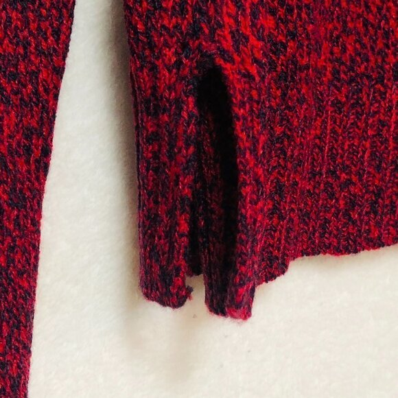 Divided by H&M Black and Red Knit Boxy Crewneck Sweater Size XS - Picture 6 of 10